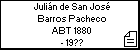 Julián de San José Barros Pacheco