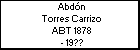 Abdón Torres Carrizo