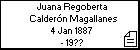 Juana Regoberta Calderón Magallanes