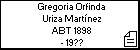 Gregoria Orfinda Uriza Martínez