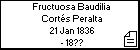 Fructuosa Baudilia Cortés Peralta