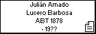 Julián Amado Lucero Barbosa