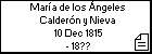 María de los Ángeles Calderón y Nieva