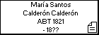 María Santos Calderón Calderón