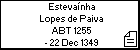 Estevaínha Lopes de Paiva