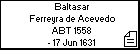 Baltasar Ferreyra de Acevedo