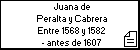 Juana de Peralta y Cabrera