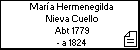 María Hermenegilda Nieva Cuello