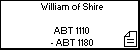 William of Shire 