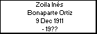Zoila Inés Bonaparte Ortiz