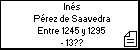 Inés Pérez de Saavedra
