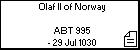 Olaf II of Norway 