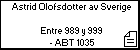 Astrid Olofsdotter av Sverige 
