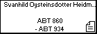 Svanhild Oysteinsdotter Heidmark 