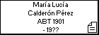 María Lucía Calderón Pérez