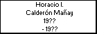 Horacio I. Calderón Mañay