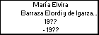 María Elvira Barraza Elordi y de Igarzabal