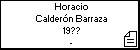 Horacio Calderón Barraza