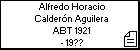 Alfredo Horacio Calderón Aguilera