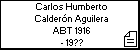 Carlos Humberto Calderón Aguilera