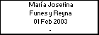 María Josefina Funes y Reyna