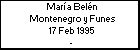 María Belén Montenegro y Funes