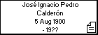 José Ignacio Pedro Calderón