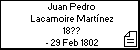 Juan Pedro Lacamoire Martínez