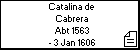 Catalina de Cabrera