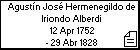 Agustín José Hermenegildo de Iriondo Alberdi