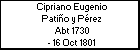 Cipriano Eugenio Patiño y Pérez