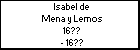 Isabel de Mena y Lemos