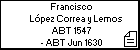 Francisco López Correa y Lemos