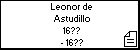 Leonor de Astudillo