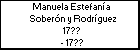 Manuela Estefanía Soberón y Rodríguez