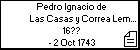 Pedro Ignacio de Las Casas y Correa Lemos