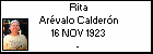 Rita Arévalo Calderón