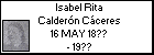Isabel Rita Calderón Cáceres