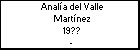Analía del Valle Martínez