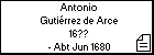 Antonio Gutiérrez de Arce