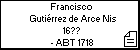Francisco Gutiérrez de Arce Nis