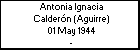 Antonia Ignacia Calderón (Aguirre)