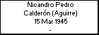 Nicandro Pedro Calderón (Aguirre)