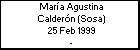 María Agustina Calderón (Sosa)