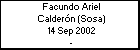 Facundo Ariel Calderón (Sosa)