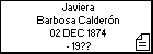 Javiera Barbosa Calderón