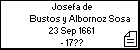 Josefa de Bustos y Albornoz Sosa