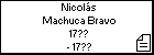 Nicolás Machuca Bravo