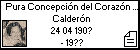 Pura Concepción del Corazón de Jesús Calderón