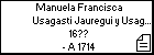 Manuela Francisca Usagasti Jauregui y Usagasti